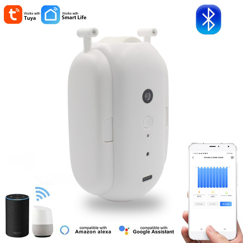 Bluetooth Wireless Smart Curtain Opener | Automatic Home Curtain System with Voice Control & App Integration