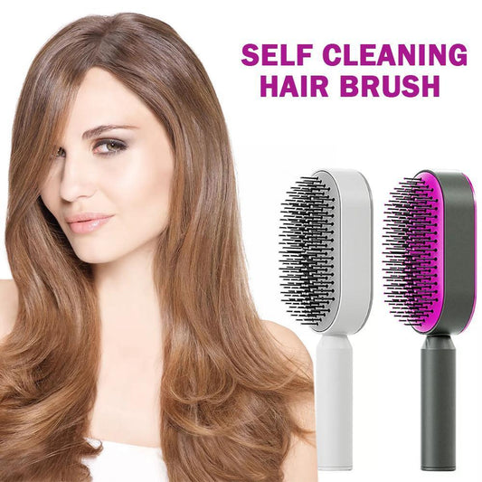 3D Hair Growth Comb for Women | Self-Cleaning Hair Brush, Scalp Massage, Blood Circulation & Anti-Hair Loss