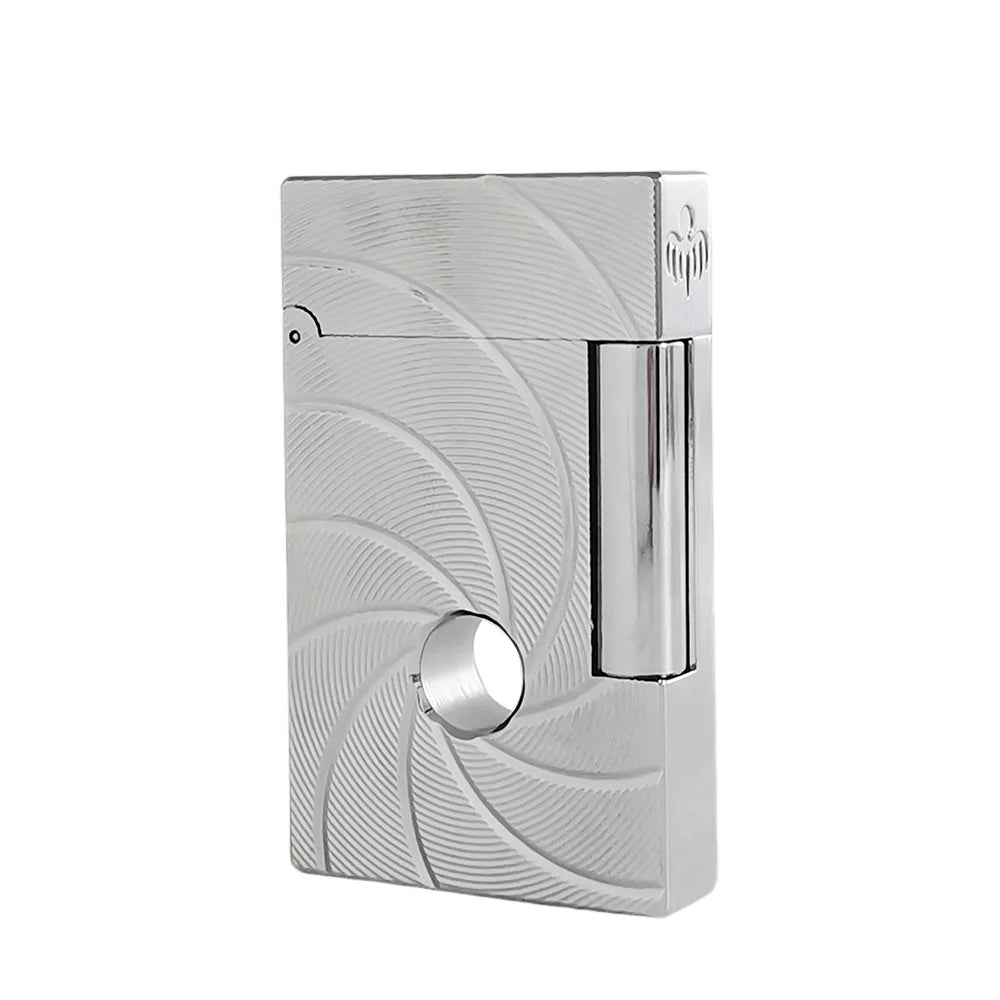 JT.Dunant L2 Luxury Metal Lighter – 007 Engraved Refillable Butane Soft Flame