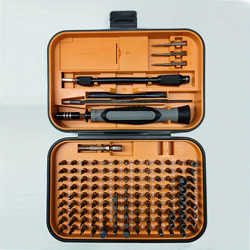 130-in-1 Magnetic Multi-Bit Screwdriver Set – Precision Tool Kit for Electronics and Repair