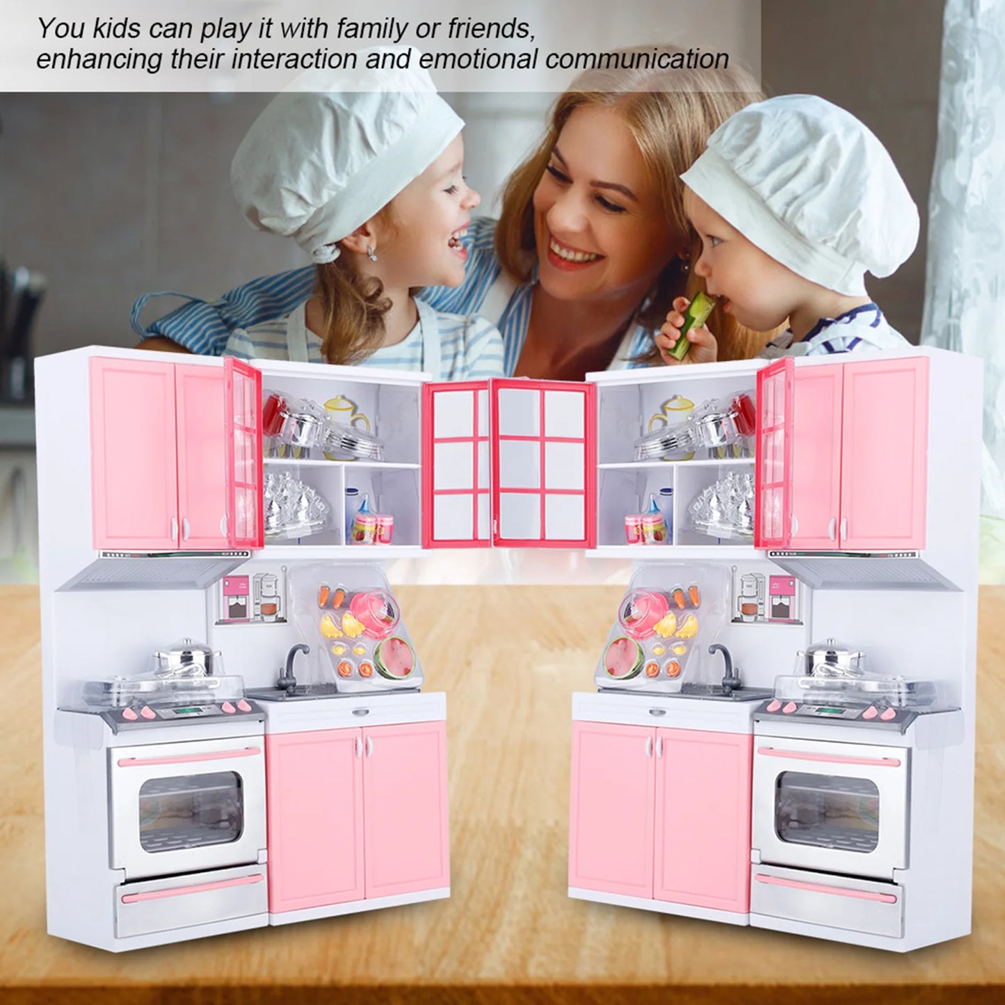 Mini Kitchen Role Play Toy Set – Fun and Educational Gift for Kids