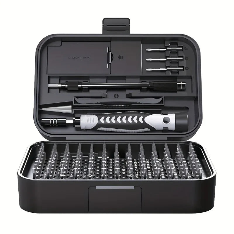 130-in-1 Magnetic Multi-Bit Screwdriver Set – Precision Tool Kit for Electronics and Repair