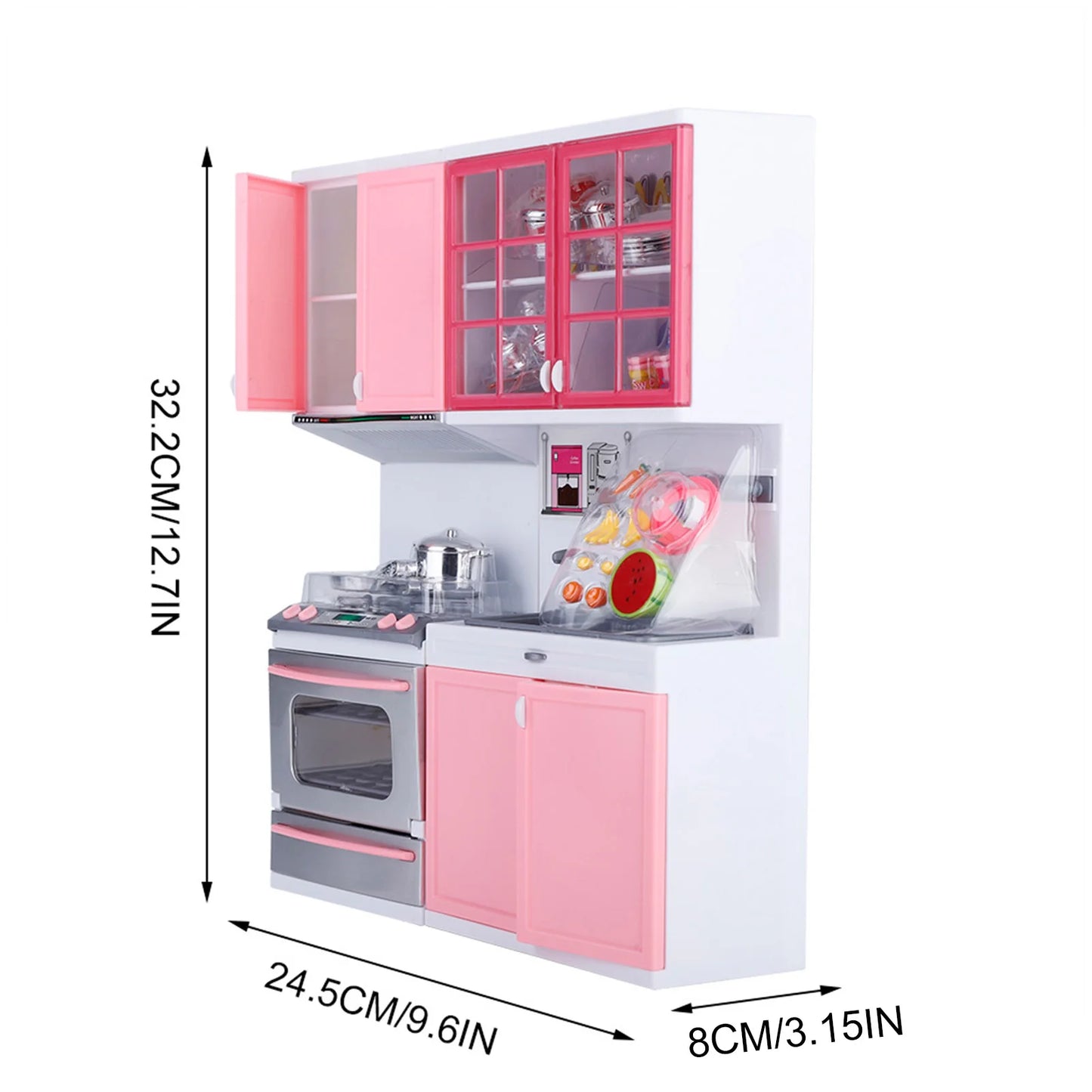 Mini Kitchen Role Play Toy Set – Fun and Educational Gift for Kids