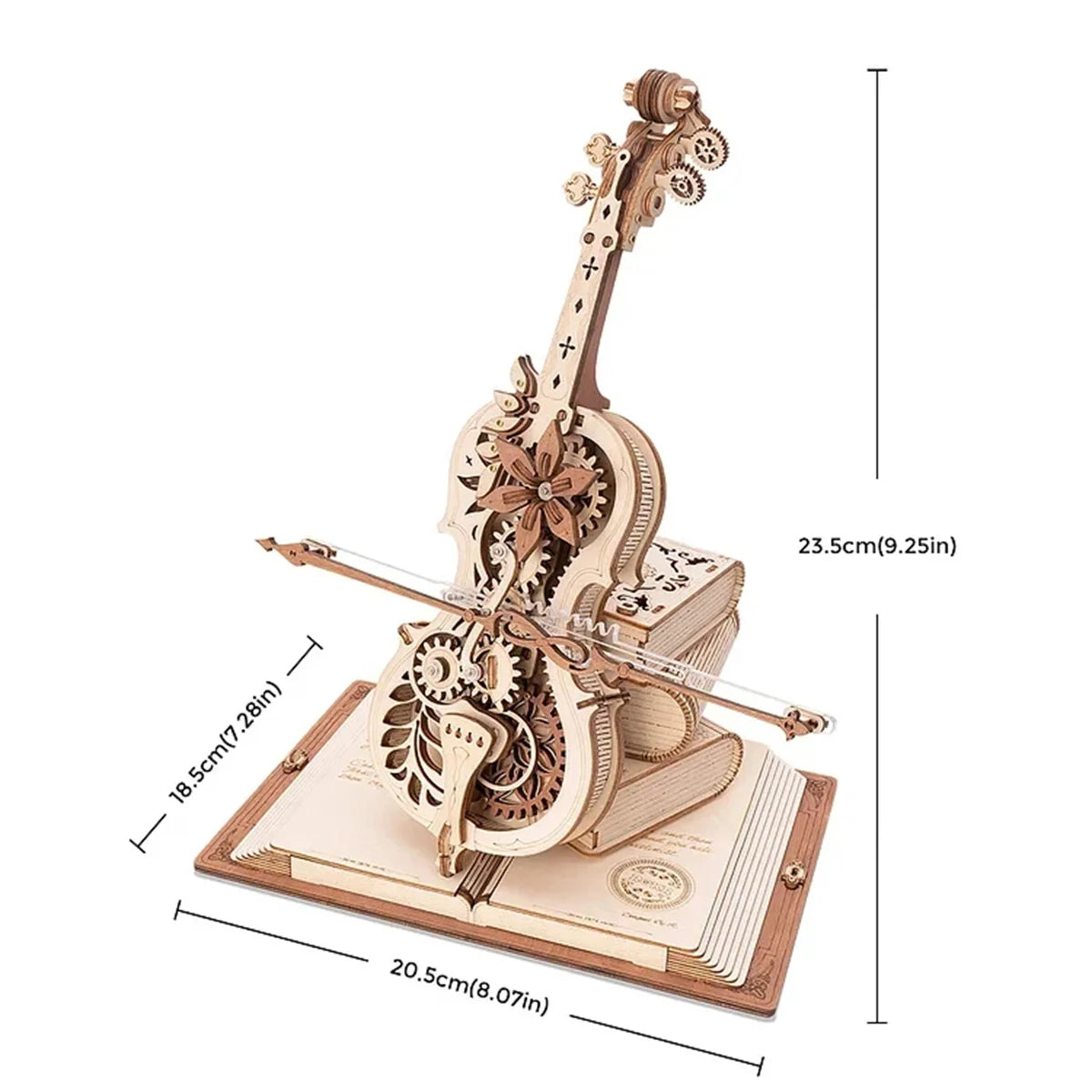 Robotime ROKR 3D Wooden Puzzle Mechanical Music Box – Perfect Christmas Gift