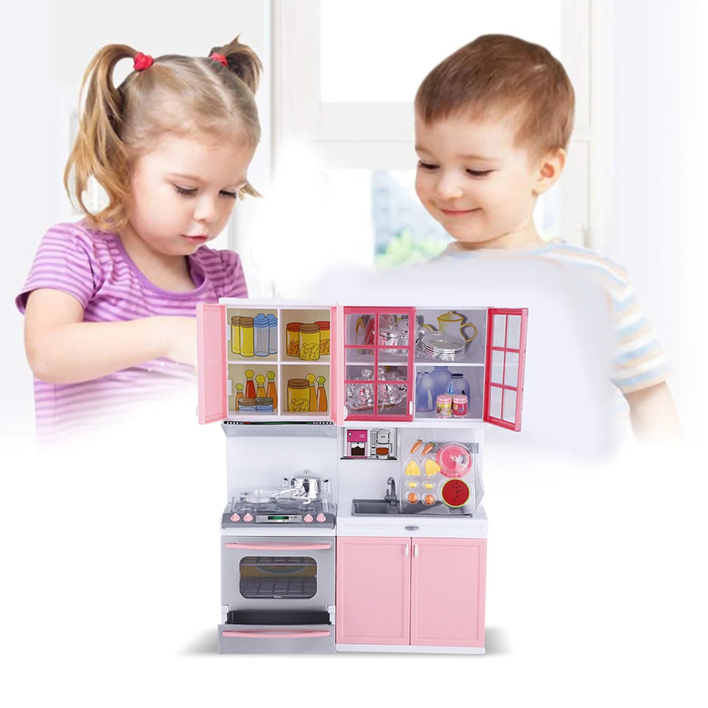 Mini Kitchen Role Play Toy Set – Fun and Educational Gift for Kids