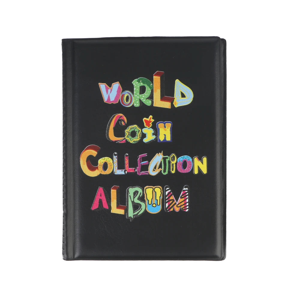 Premium Coin Collection Album - 120 Slots, Durable PVC Leather